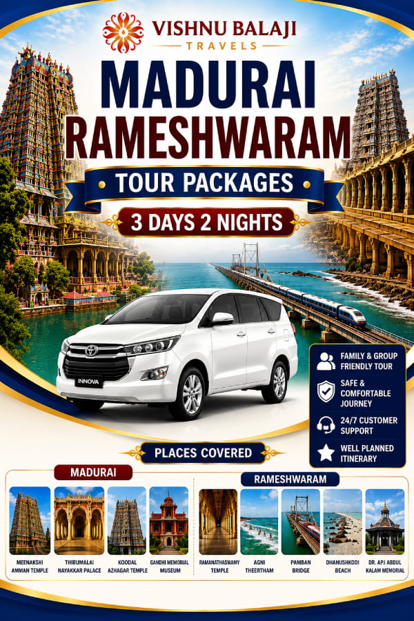 Madurai Rameshwaram Tour Packages